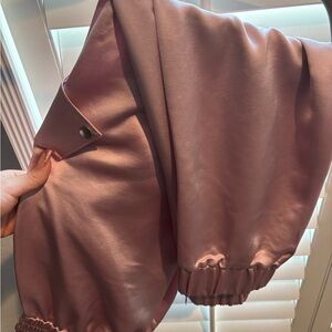 Express Light Pink Satin pants